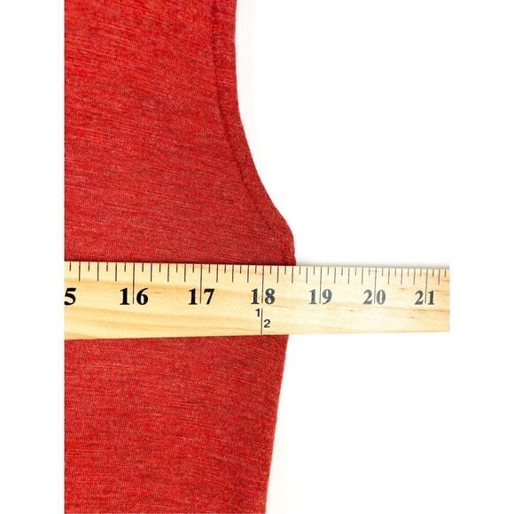 Anthropologie Vanessa Virginia‎ Dayla Tie-Front Tunic Size M Orange Red Rust - Picture 10 of 10